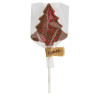 Hames - Milk Chocolate Christmas Tree Lollipop Decorated with Red Sprinkles x Outer of 27