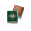 Milk Mint Chocolate Neapolitan - Foiled in Gold Finished with a Green Printed Wrapper & "Clock" Design 500 Per Box