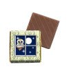 Milk Chocolate Neapolitans Foiled in Gold Finished with a "Night Time Owl" Scene Wrapper 500 Per Box