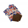 Milk Chocolate Neapolitans Wrapped in Silver Foil Finished off with a Union Jack Design Wrapper 500 Per Box