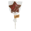 Hames - Milk Chocolate Star Lollipop Decorated with Red Sprinkles x Outer of 27