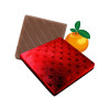 Orange Flavoured Milk Chocolate Neapolitan Finished in Red Foil