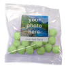Heritage & Souvenir Gifts - Euro Slot Hang Bag Finished with a White Label with a Photograph & Text of your Choice - Apple BonBons 100g Outer of 18