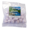 Heritage & Souvenir Gifts - Euro Slot Hang Bag Finished with a White Label with a Photograph & Text of your Choice - Toffee BonBons 100g Outer of 18