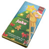 Sentiment - Xmas Personal 80g Milk Chocolate Name Bar - Jake x Outer of 6