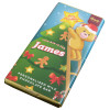 Sentiment - Xmas Personal 80g Milk Chocolate Name Bar - James x Outer of 6