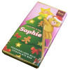Sentiment - Xmas Personal 80g Milk Chocolate Name Bar - Sophie x Outer of 6