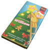Sentiment - Xmas Personal 80g Milk Chocolate Name Bar - William x Outer of 6