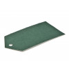 Elegant Texture-Embossed Matt Finish Pre-Punched Swing Tag - Premium in Green 89 x 45mm