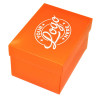 Promotional - Milk Chocolate 240g Egg Wrapped in Orange Foil Finished with a Hand Tied Bow and Presented in a Luxury Vibrant Orange Printed Box