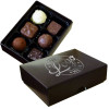 Promotional - 6 Chocolate Box Assortment Finished With A Single Colour Foil Print