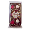 Hames - Luxury Spotty Bars Milk Chocolate Bar Decorated with White Chocolate & Jelly Hearts 101g x Outer of 16