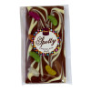 Hames - Luxury Spotty Bars Milk Chocolate Bar Decorated with White Chocolate & Jelly Beans 96g x Outer of 16