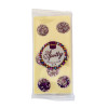 Hames - Luxury Spotty Bars White Chocolate Bar Decorated with Milk Chocolate Jazzies 94g x Outer of 18