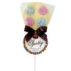 Hames - Luxury Spotty Lollies White Chocolate Lollipops Decorated with Spogs x Outer of 18