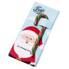 Promotional Red, White & Green Candy Cane Presented On a Ho-Ho-Ho! Jolly Father Christmas