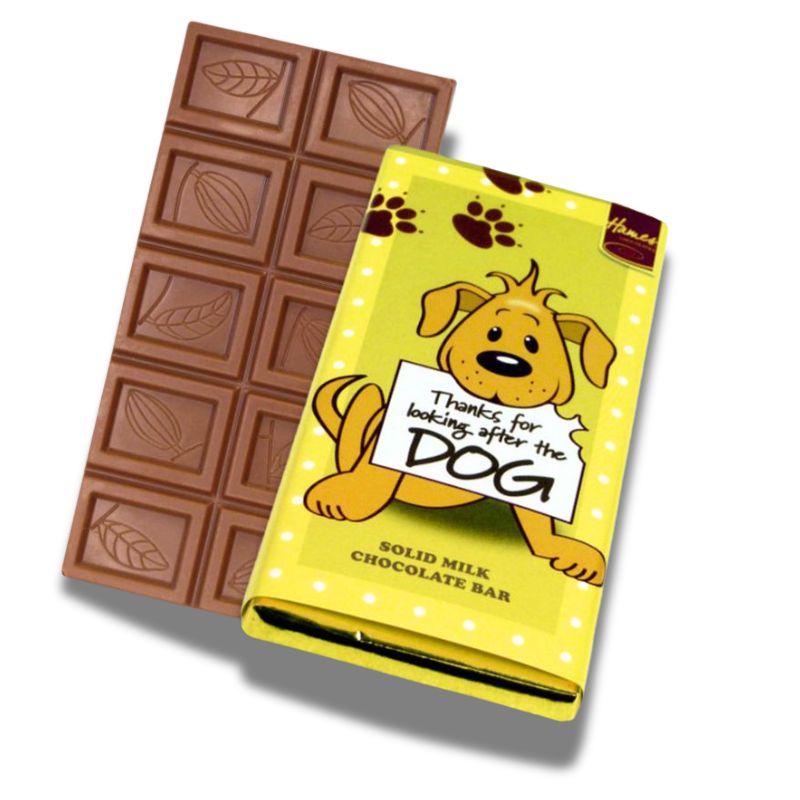 Sentiment Personal 60g Milk Chocolate Bar Dog x Outer of 14