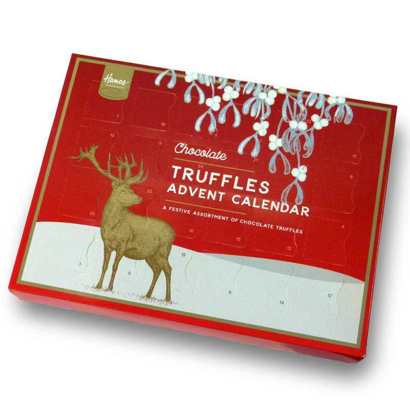 www.HamesChocolates.co.uk Festive Stag Milk, Dark & White Assorted
